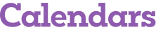 Calendars 