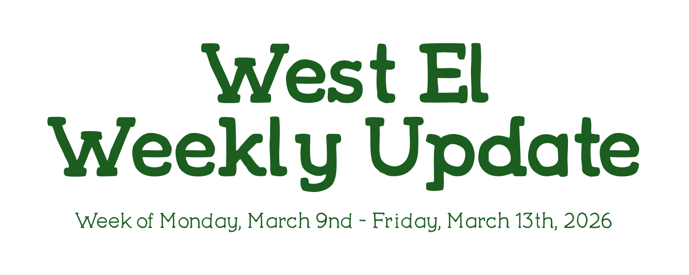 West El Weekly Update