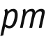 pm 
