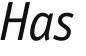 Has 