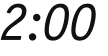 2:00 