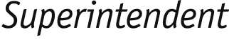Superintendent