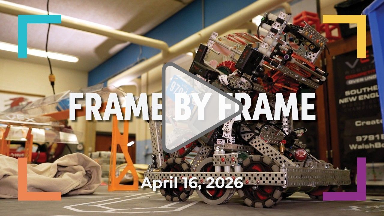 Click to play: Frame by Frame: Framingham Robotics Heads to World Championships