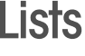 Lists