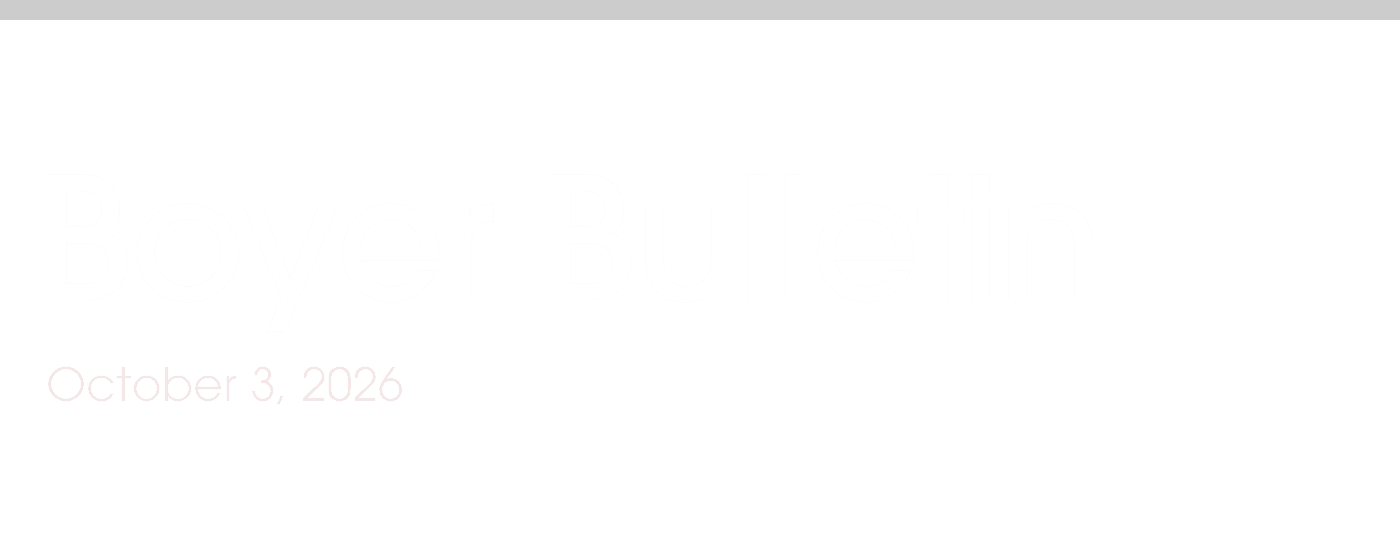 Boyer Bulletin 