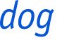 dog 