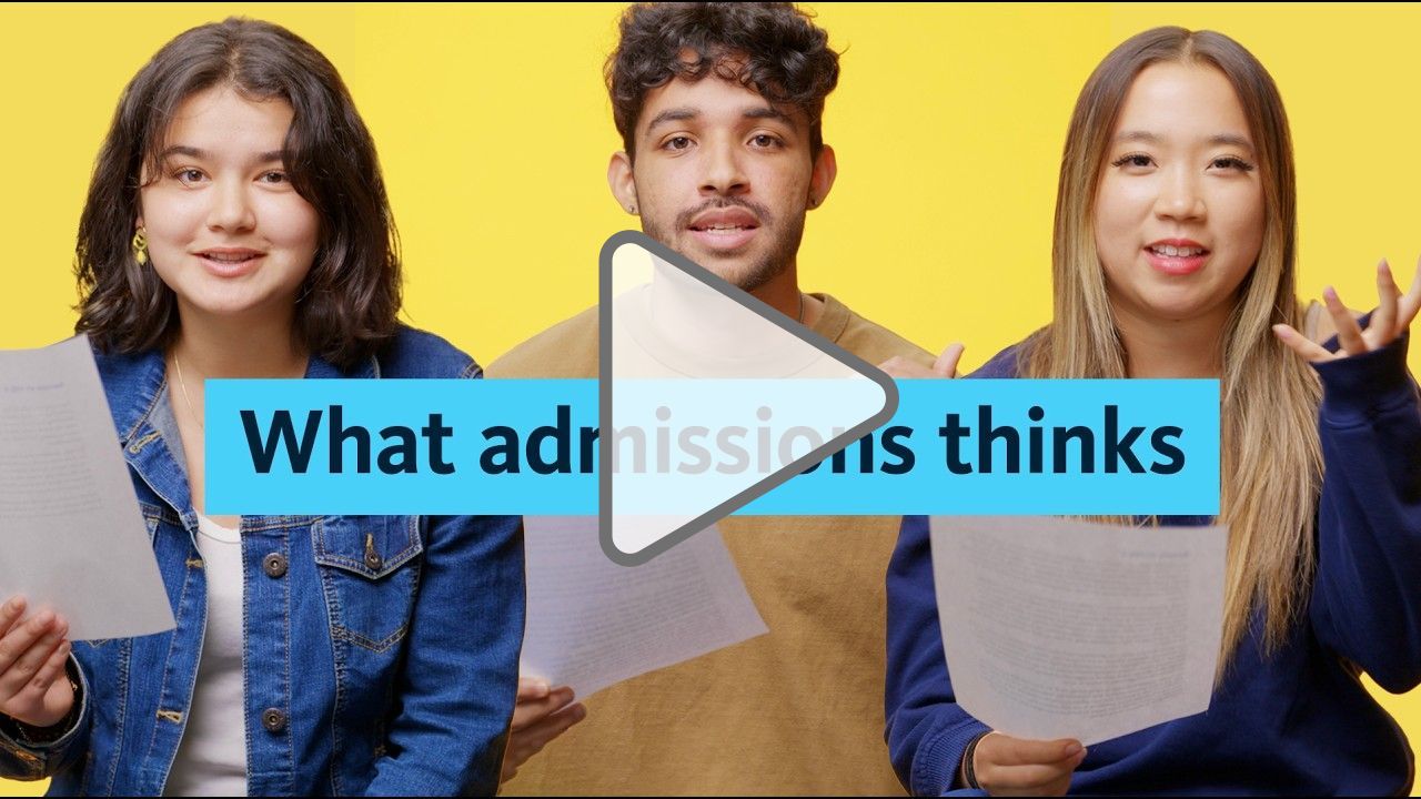 Click to play: UC admissions REACTS to real PIQ examples