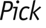 Pick 