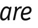 are 