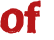 of 