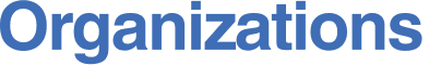 Organizations 