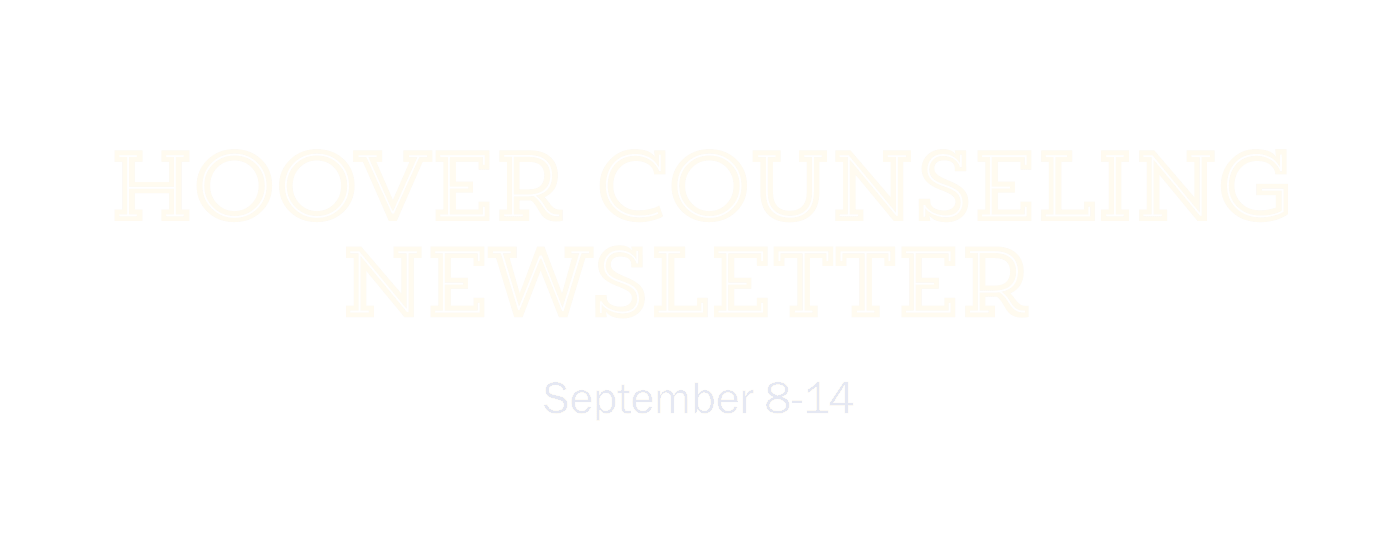 Hoover Counseling Newsletter 