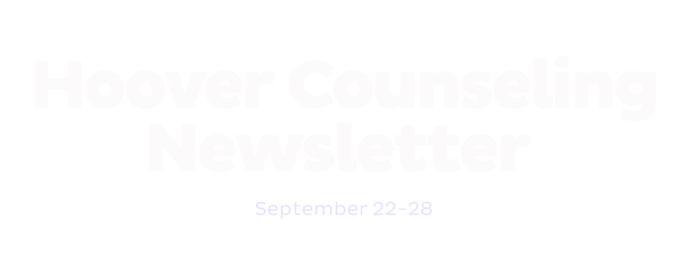 Hoover Counseling Newsletter 