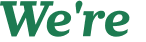 We're 