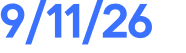 9/11/26   