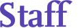 Staff 