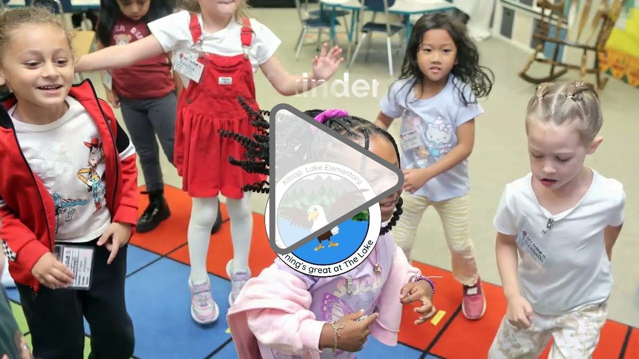 Click to play: First day of Kindergarten at Kitsap Lake Elementary
