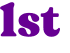 1st 