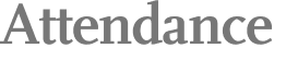 Attendance 