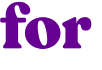for 