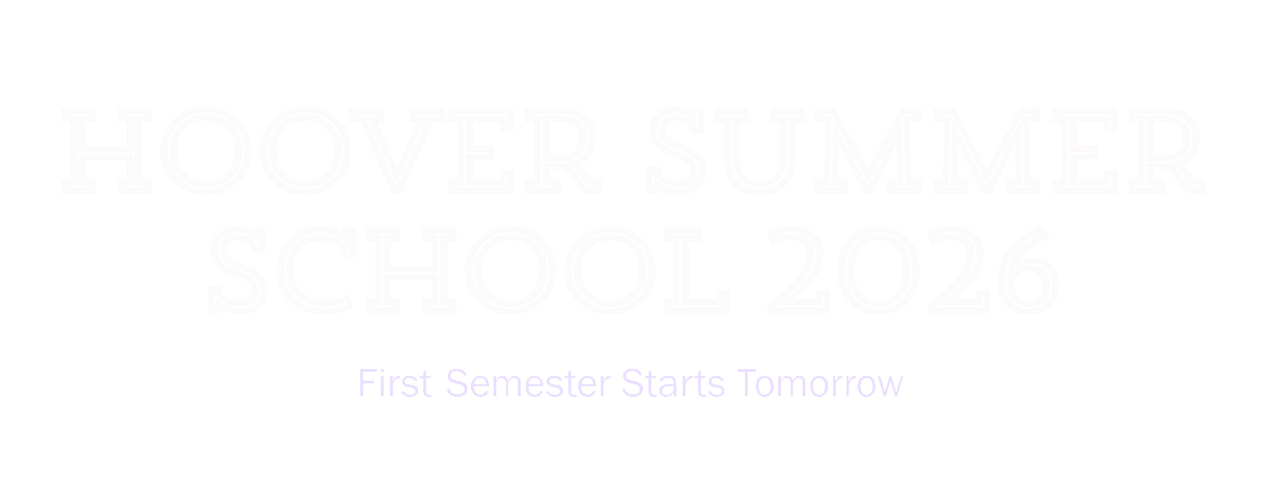 Hoover Summer School 2026