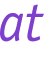 at