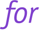 for