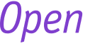 Open