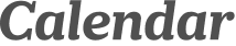 Calendar