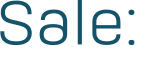 Sale: 