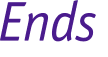 Ends 