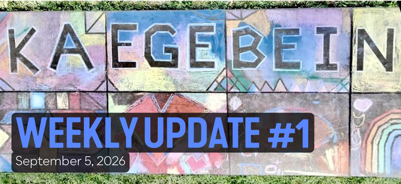 WEEKLY UPDATE #1 September 5, 2026