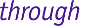 through 