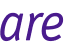 are 
