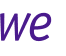 we 