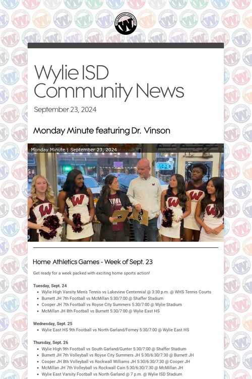 Wylie ISD Community News