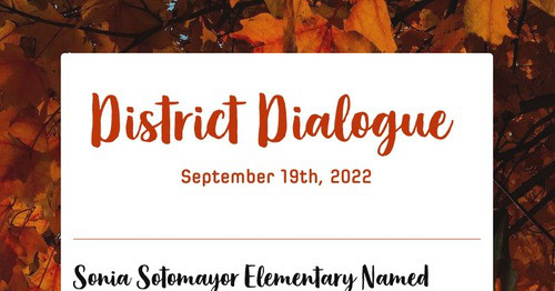 District Dialogue