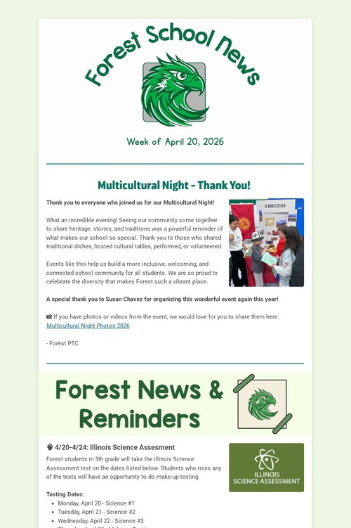 Forest School News (4.19.26)