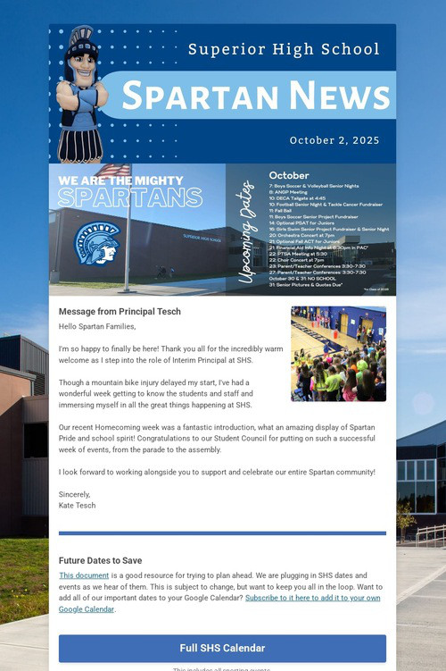 SHS Family News