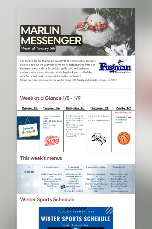 MARLIN MESSENGER