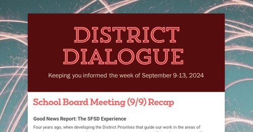 District Dialogue