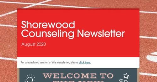 Shorewood Counseling Newsletter | Smore Newsletters