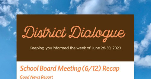 District Dialogue