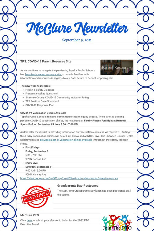 McClure Newsletter