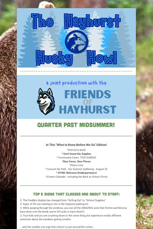 The Hayhurst Husky Howl