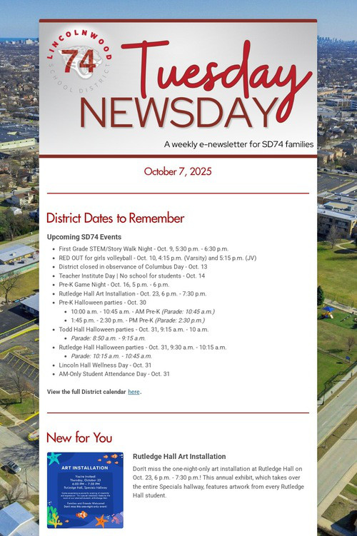 Tuesday Newsday
