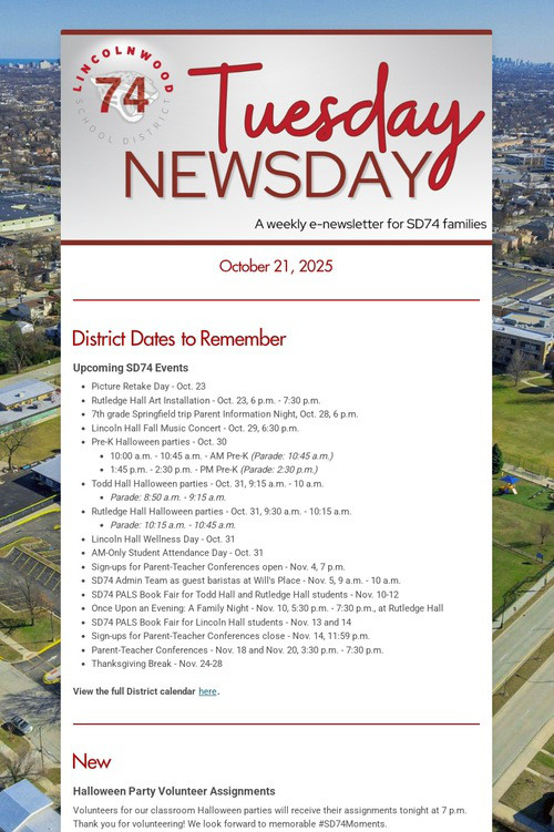 Tuesday Newsday