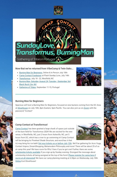 SundayLove, Transformus, BurningMan