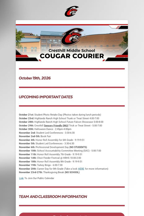 Cresthill Cougar Courier
