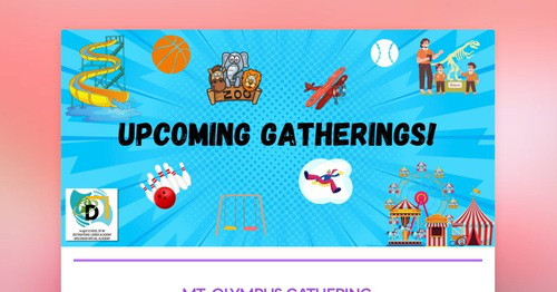 Upcoming Gatherings 23/24